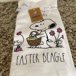 Peanuts x Rae Dunn Easter kitchen towels
